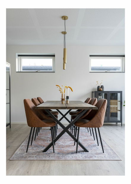 Koberec Hemeria 7 (modrá + oranžová)