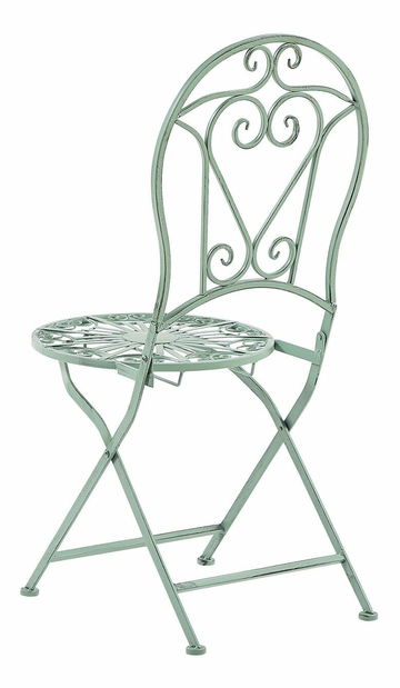 Set 2 ks. záhradných stoličiek TIRRO (svetlozelená)