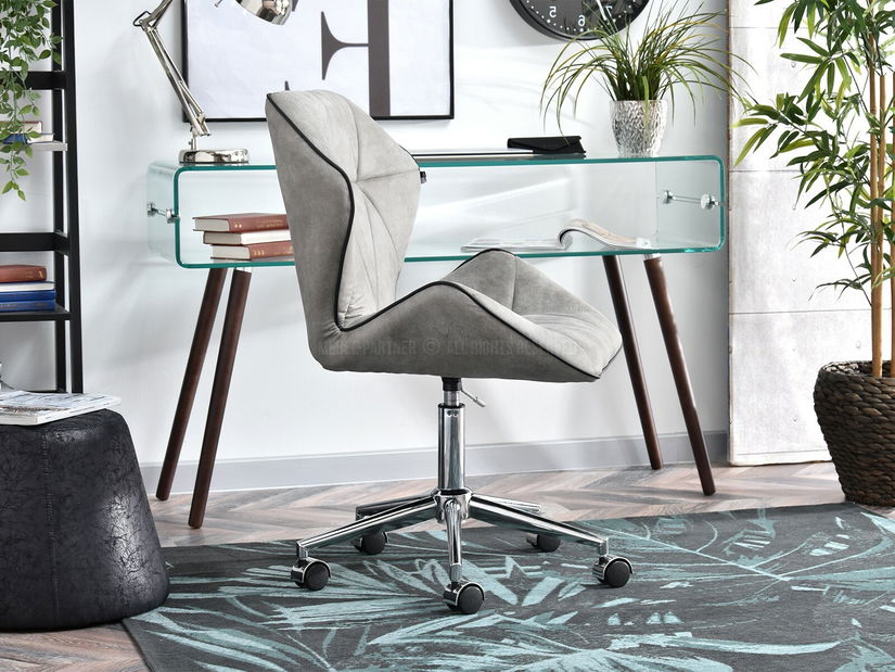 Fotelja Velma M (siva + crna)