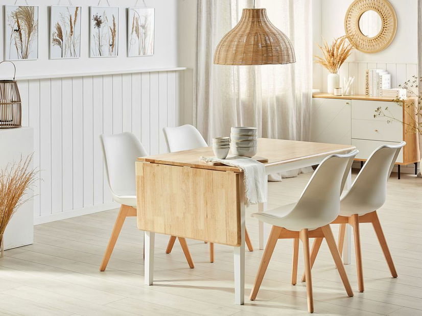 Masă de sufragerie Litva (pentru 4 până la 6 persoane) (maro deschis)