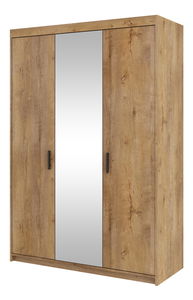 Šatníková skriňa so zrkadlom Elanor II (dub lefkas)