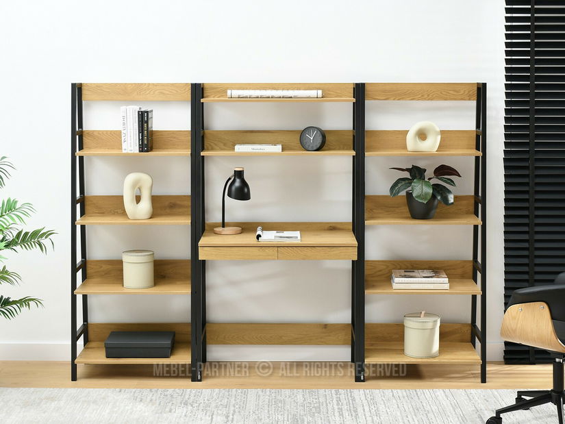 Regal s PC stolom Ruegos (crna)