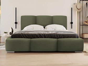 Manželská posteľ 160cm Armisticio  (khaki)