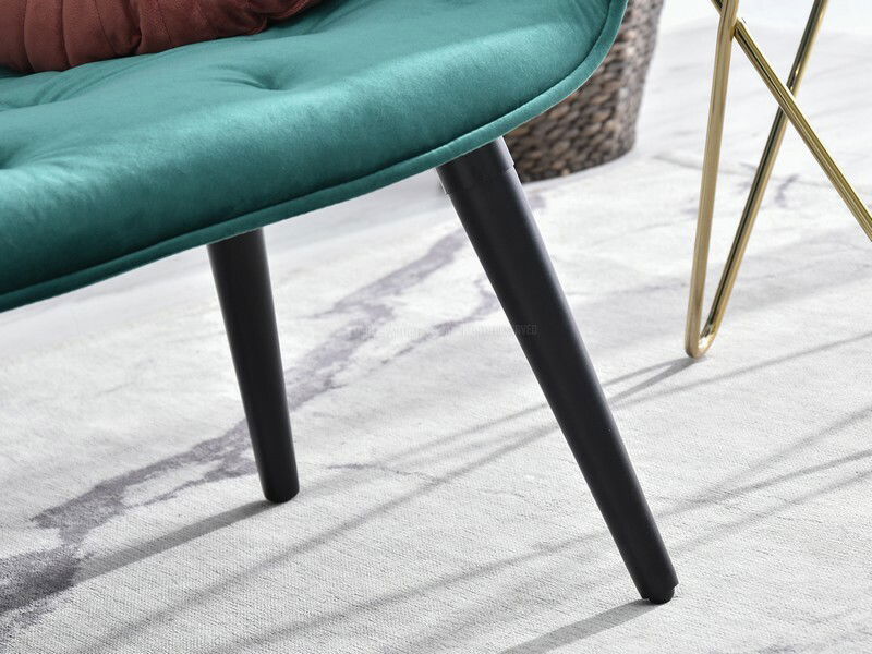 Pohovka Igor (zelená + čierna)