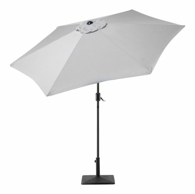 Záhradný slnečník VARSIA (svetlosivá)