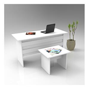 Set mobilier pentru birou Libepi 2 (alb) 