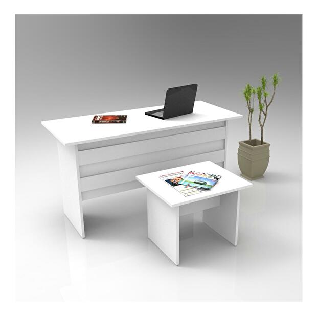 Set mobilier pentru birou Libepi 2 (alb) 