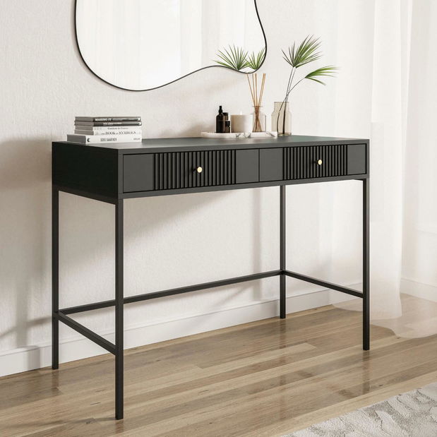 Konzolasztal Saliesen (fekete) 