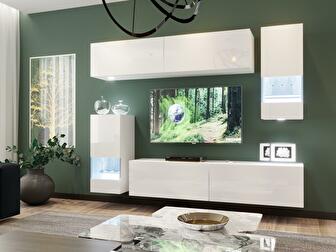 Mobilier living Berny 76 (alb + Alb lucios)