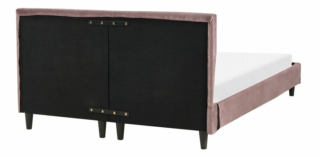 Manželská posteľ 140 cm Ferdinand (ružová) (s roštom)