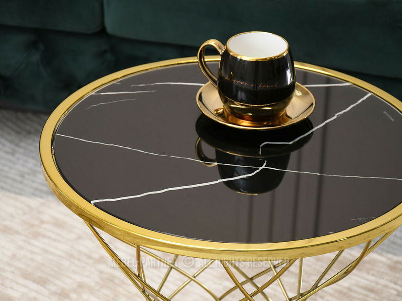 Stolić za kavu Favorezcan (crna + zlatna)