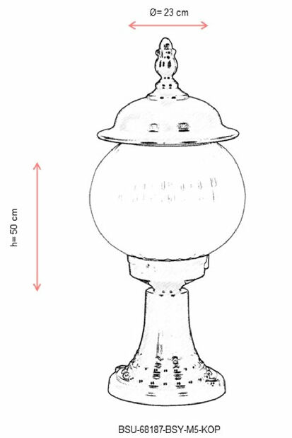 Iluminat de perete pentru exterior Spike (Negru)