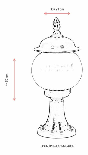 Iluminat de perete pentru exterior Spike (Negru)