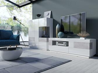 Mobilier living Stacey Typ 14 (beton + alb)