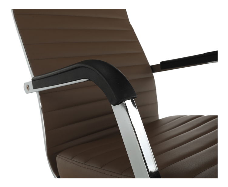 Kancelárske kreslo Falar (sivohnedá)