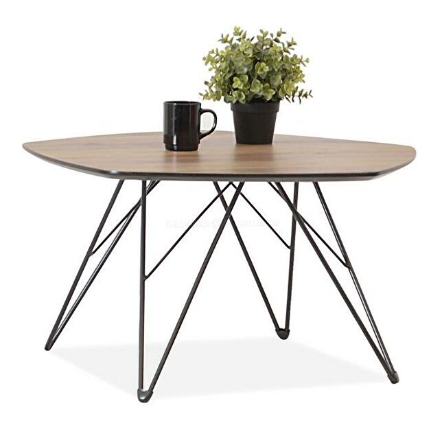 Măsuță de cafea Petal Zest Xl (nuc + negru)