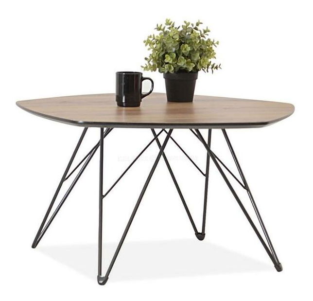 Konferenčný stolík Petal Zest Xl (orech + čierna)