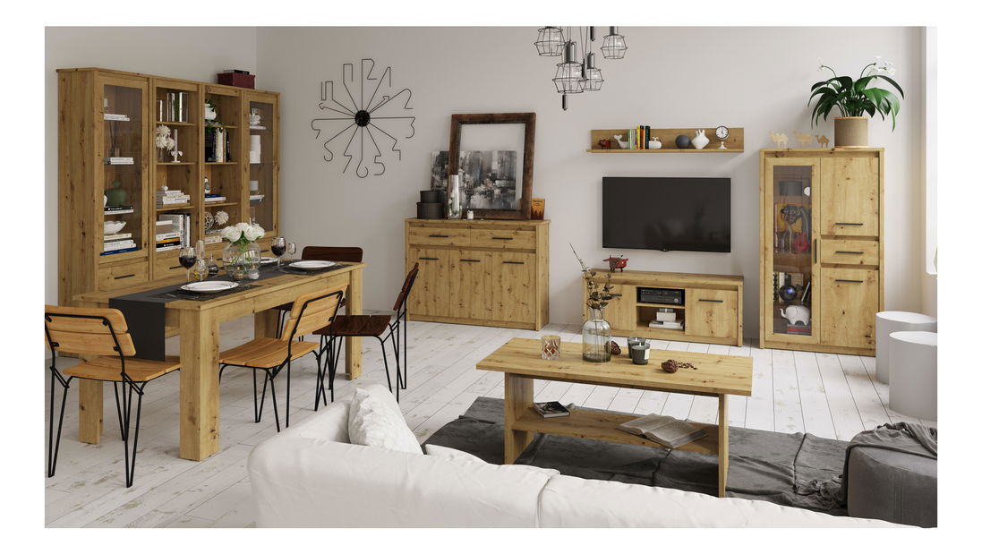 Sufragerie Andra 1 (stejar artisan)