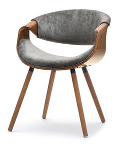 Scaun Bjorn K (gri + nuc)