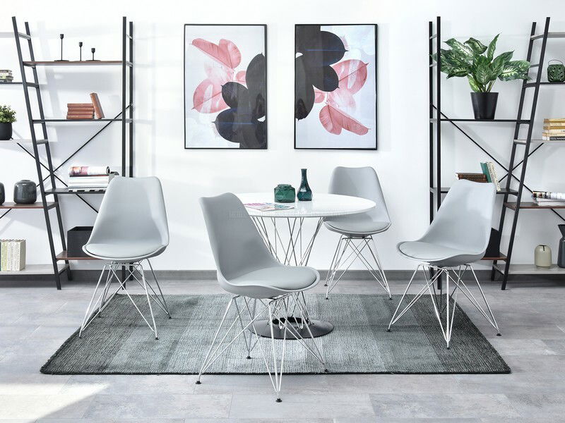 Szék Large Rod (szürke + króm)