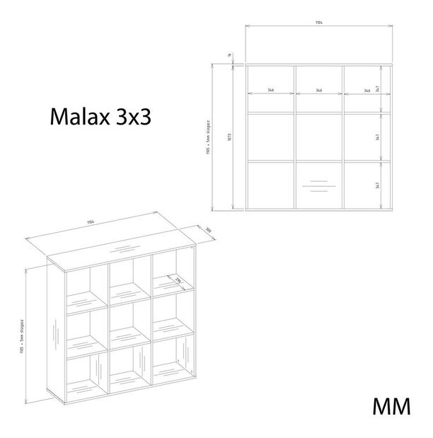 Regál Metros 5 (artisan tölgy)