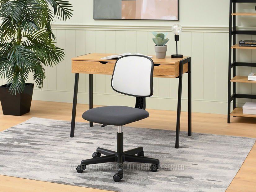 Stolica Liger (grafit + bijela + crna)