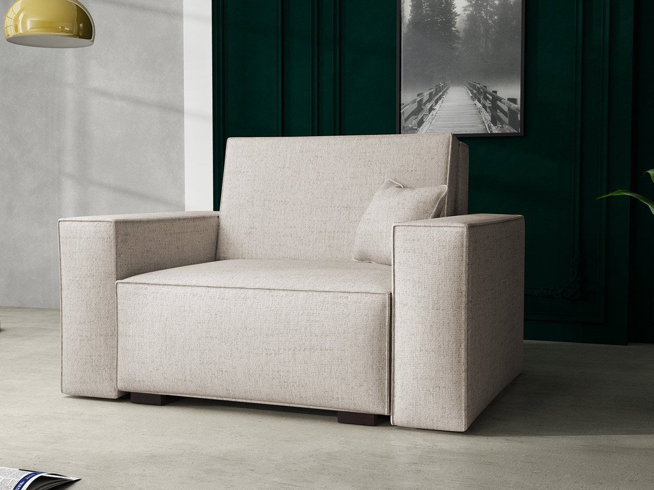 Fotelja Candy I (krem)