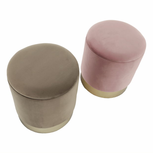 Taburetka Annin (ružová)