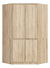 Rohová šatníková skriňa Sumergible (dub sonoma)