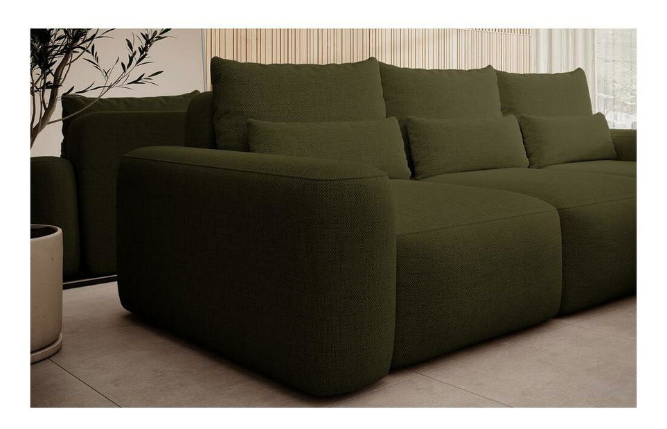 Colțar Carlito (D) (măslin + negru)