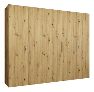 Dulap de haine 250 cm Mirabella 1 (Stejar artisan + Cașmir)