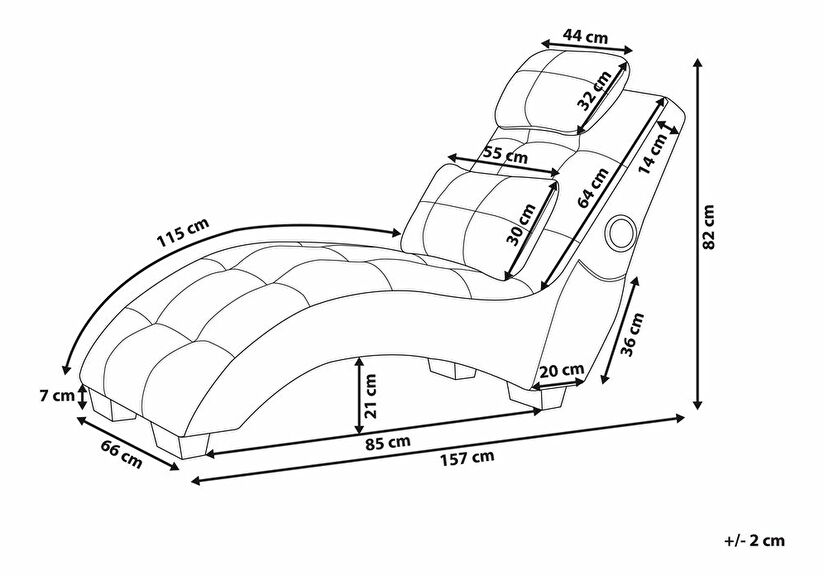Divan SIRIO (gri)