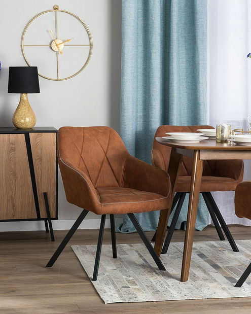 Set 2ks. jedálenských stoličiek Manly (zlatohnedá)