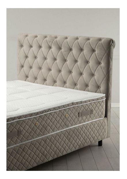Boxspring 120 cm Asir Sony (béžová)