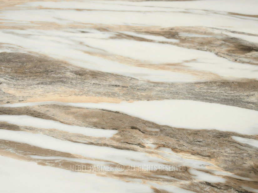 Blagovaonski stol Pagina (mramor + crna)