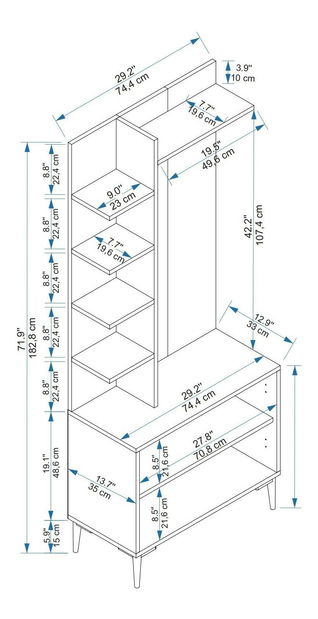Predsieň Junima (borovica atlantická + béžová)