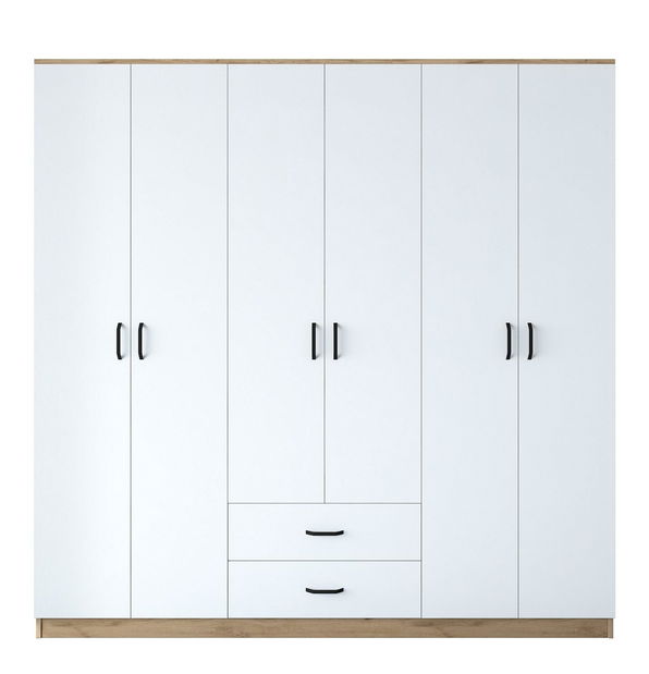 Dulap de haine Bastet 111 (nuc + alb)