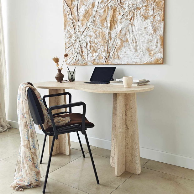 PC stolík Infia (travertín)