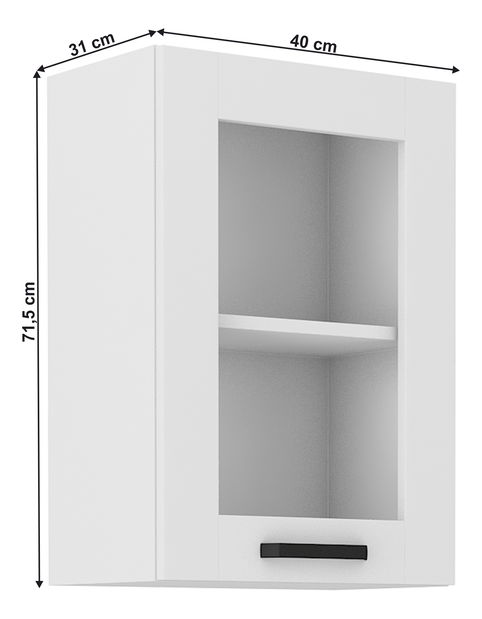 Dulap superior Lesana 1 (alb) 40 GS-72 1F 