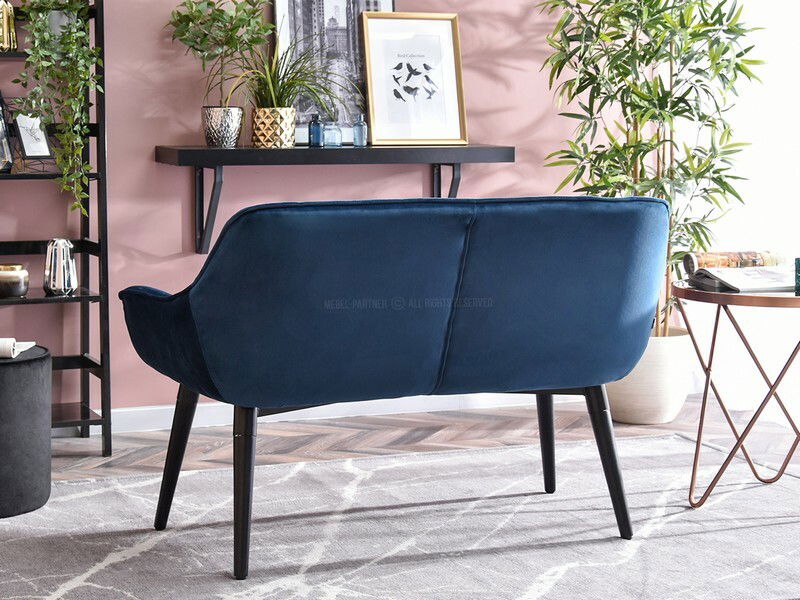 Pohovka Igor (námorícka modrá + čierna)