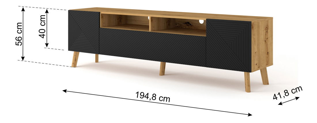 TV asztal/szekrény Luxina