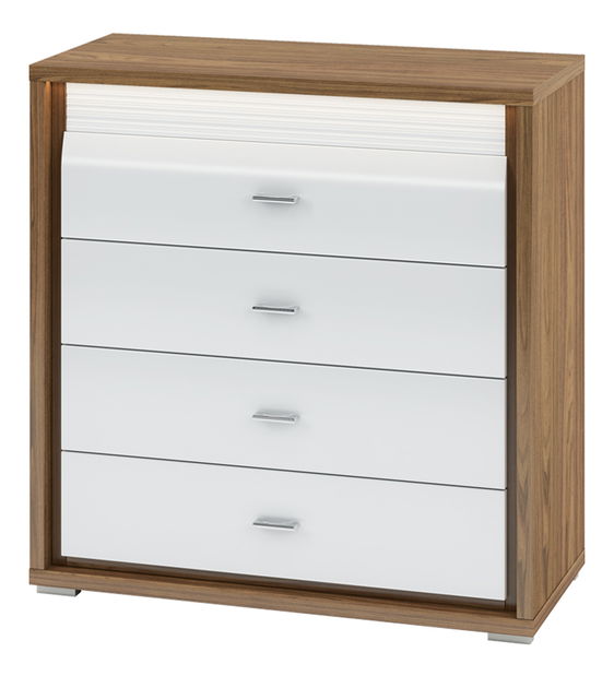 Comodă Sekura 05 (Alb lucios)