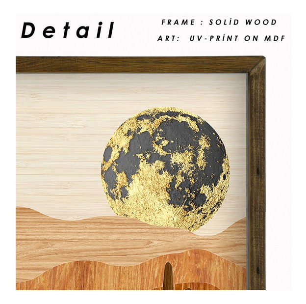 Ozdobný zarámovaný obraz Mobune 2 (viacfarebné) 