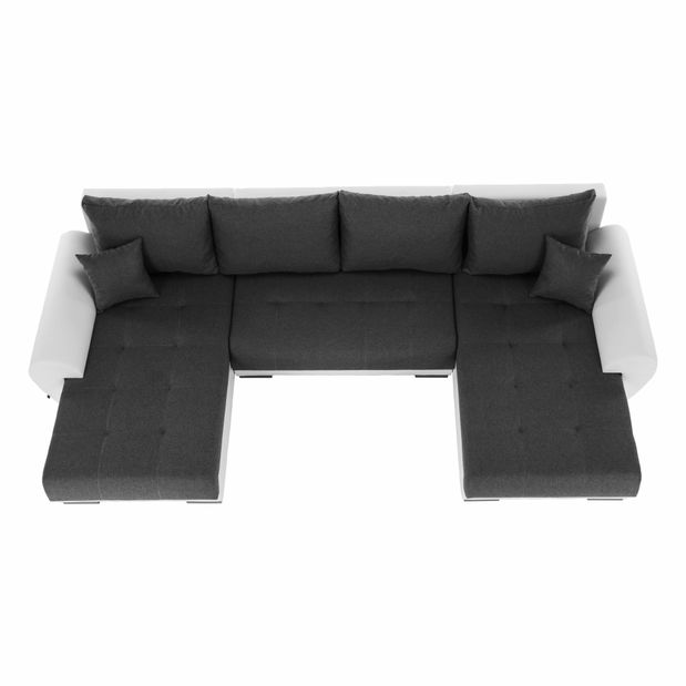 Sarokkanapé Trendy (textilbőr 26 + Malmo 90) (J)