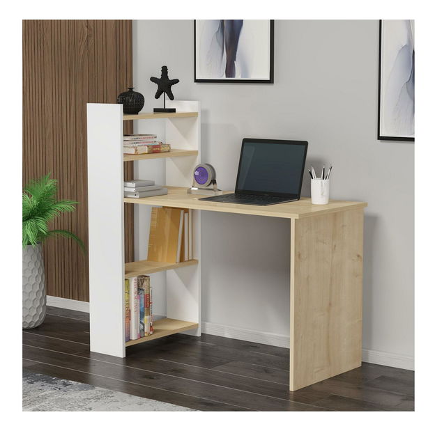 PC stolić Nomive (zafirov hrast + bijela)