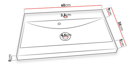 Kupaonski set Megasa I MDF (crna + crna) (sa baterijom Maro Blo 020M)