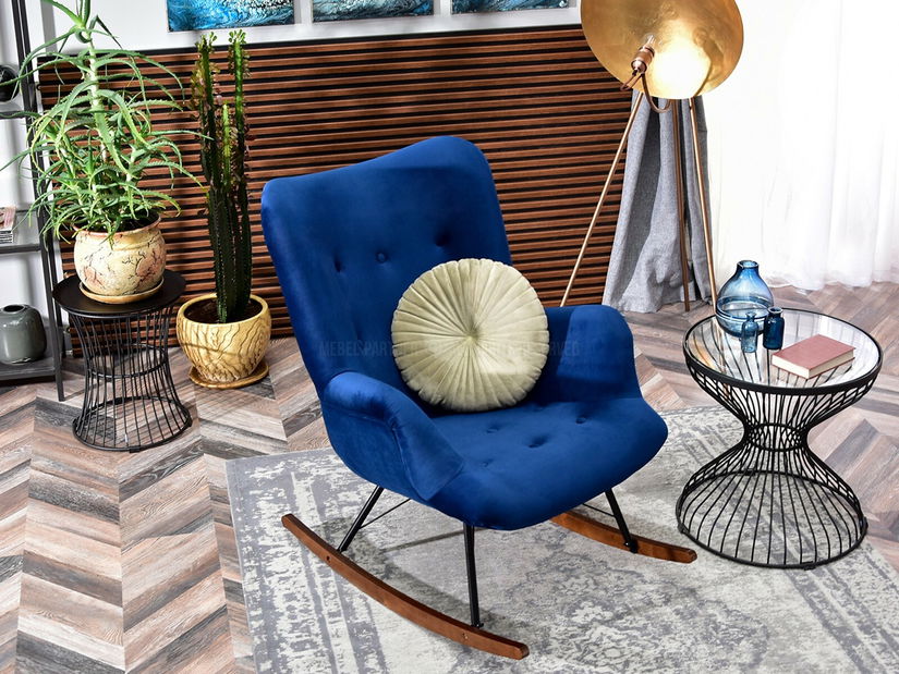 Fotoliu balansoar Laurentino (negru)