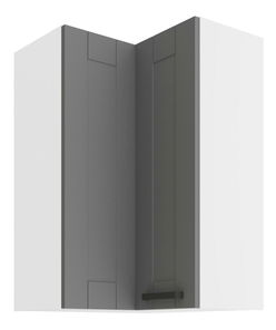 Gornji kutni kuhinjski ormarić Lucid 60x60 GN-90 2F (90°) (korpus: bijela + front: mdf dustgrey)