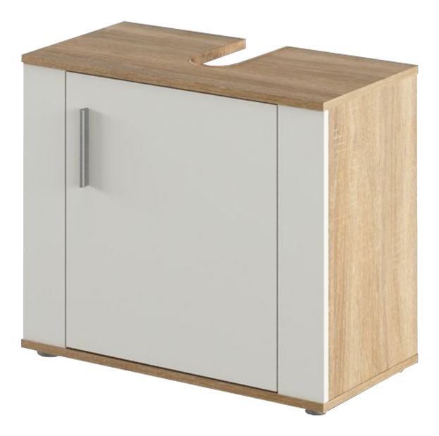 Dulap sub chiuvetă Leah 02 (stejar sonoma + alb mat)