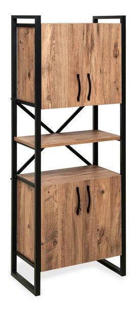 Skrinka Vubomi 1 (orech + čierna) 